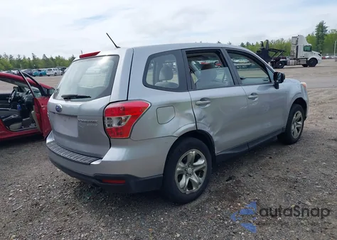 2015 Subaru Forester 2.5I z USA, uszkodzony, nr VIN JF2SJAAC5FG502119